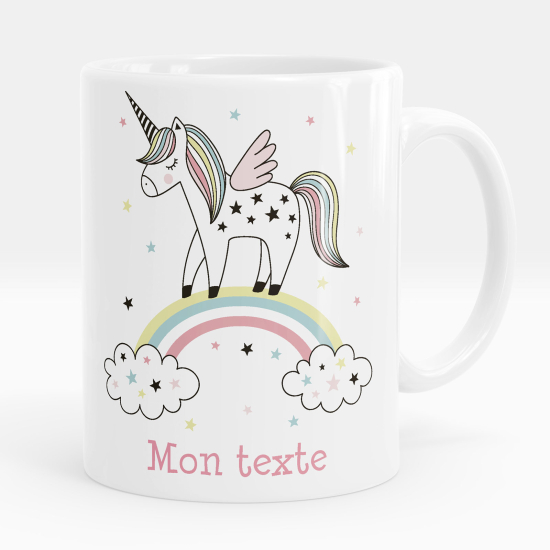 Tazza / Mug personalizzata - Arcobaleno unicorno
