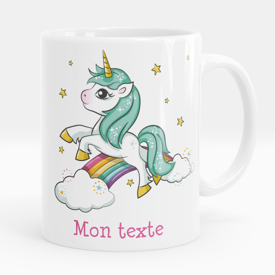 Tazza / Mug personalizzata - Arcobaleno unicorno