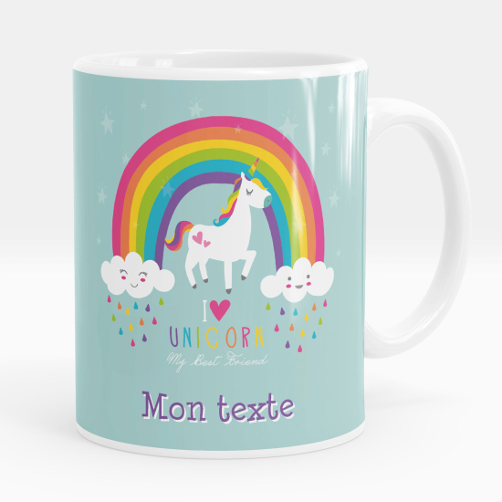 Tazza / Mug personalizzata - Arcobaleno Unicorno