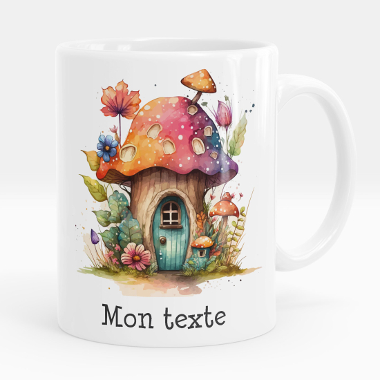 Tazza / Mug personalizzata - Casa funghi