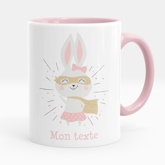 Tazza / Mug personalizzata - Coniglietta supereroe