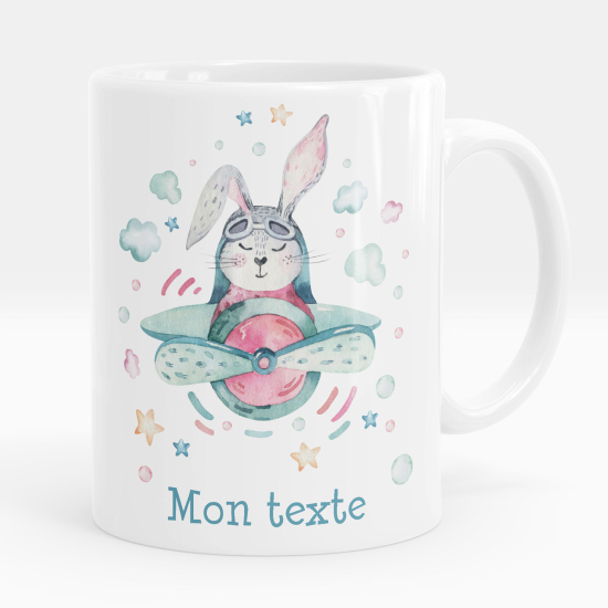 Tazza / Mug personalizzata - Coniglio aereo