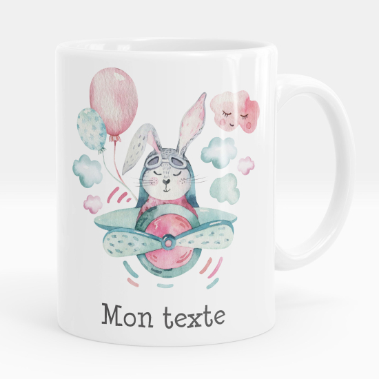 Tazza / Mug personalizzata - Coniglio aereo
