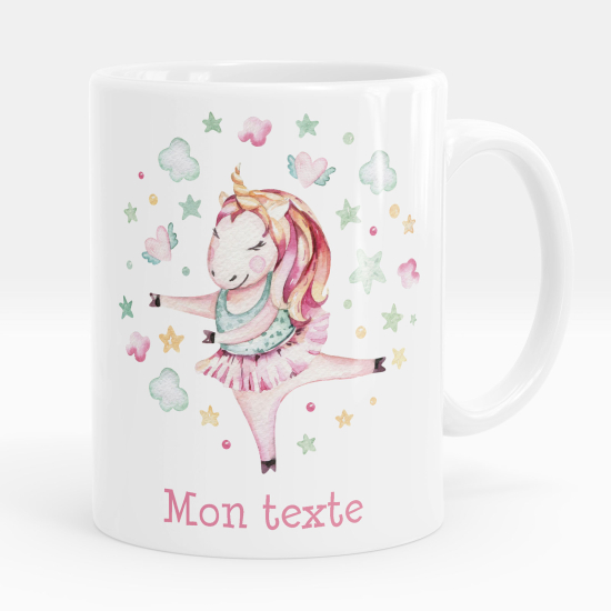 Tazza / Mug personalizzata - Danzatrice unicorno