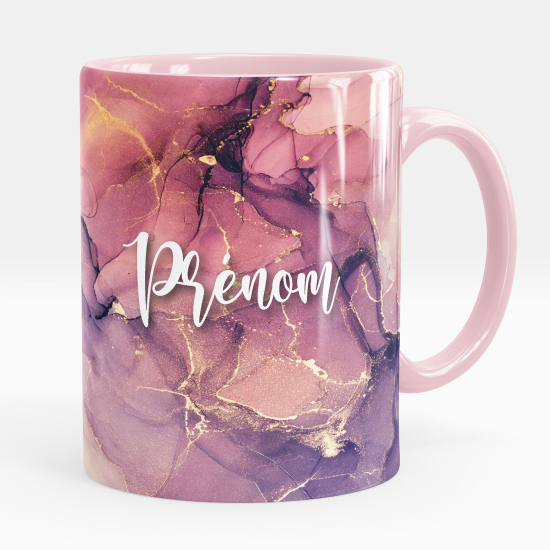 Tazza / Mug personalizzata - Effetto marmorizzato