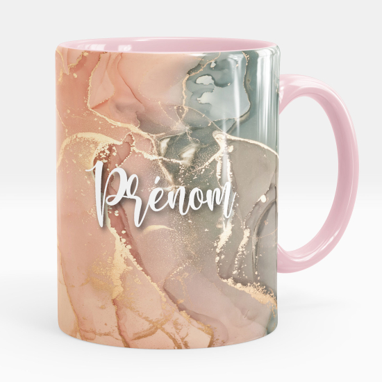 Tazza / Mug personalizzata - Effetto marmorizzato