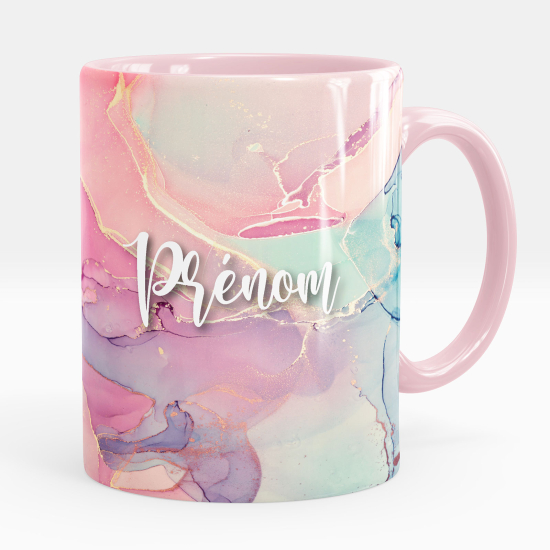 Tazza / Mug personalizzata - Effetto marmorizzato
