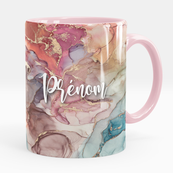 Tazza / Mug personalizzata - Effetto marmorizzato