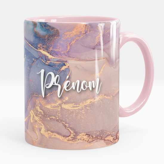 Tazza / Mug personalizzata - Effetto marmorizzato