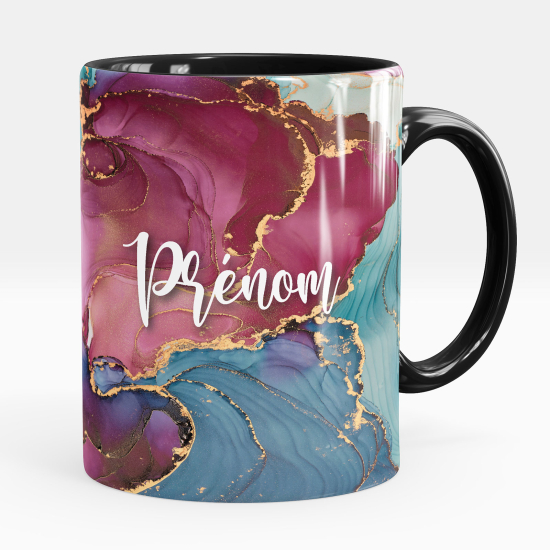 Tazza / Mug personalizzata - Effetto marmorizzato