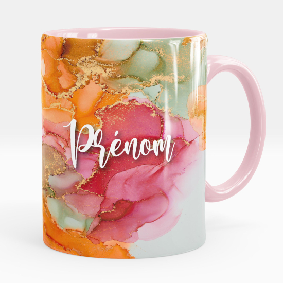 Tazza / Mug personalizzata - Effetto marmorizzato