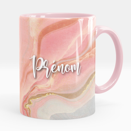 Tazza / Mug personalizzata - Effetto marmorizzato