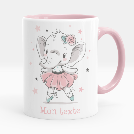 Tazza / Mug personalizzata - Elefante ballerina