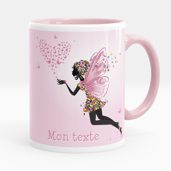 Tazza / Mug personalizzata - Fata cuori farfalle