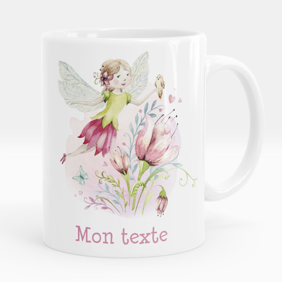Tazza / Mug personalizzata - Fata fiori