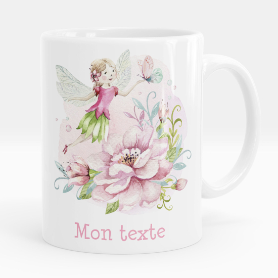 Tazza / Mug personalizzata - Fata fiori