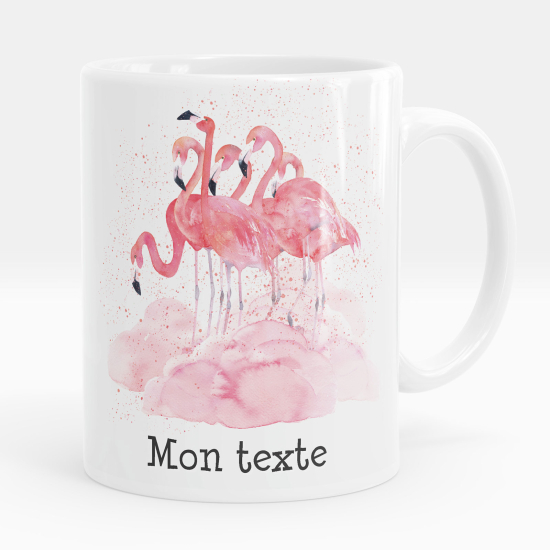 Tazza / Mug personalizzata - Fenicotteri rosa
