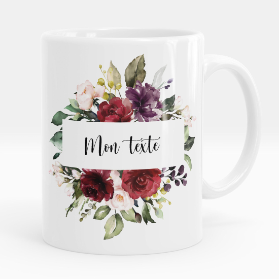 Tazza / Mug personalizzata - Fiori