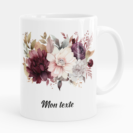 Tazza / Mug personalizzata - Fiori
