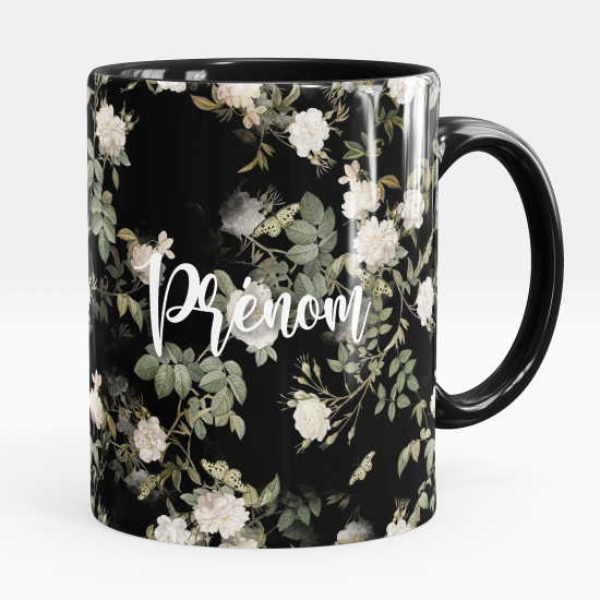 Tazza / Mug personalizzata - Fiori farfalle