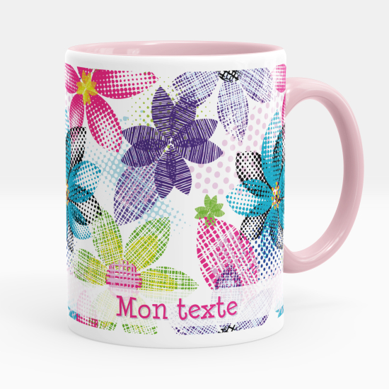 Tazza / Mug personalizzata - Fiori multicolori
