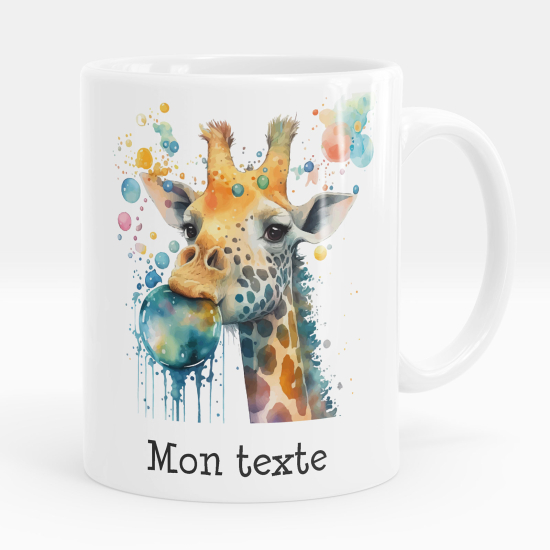 Tazza / Mug personalizzata - Giraffa bolle