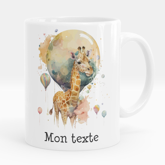 Tazza / Mug personalizzata - Giraffa palloncini