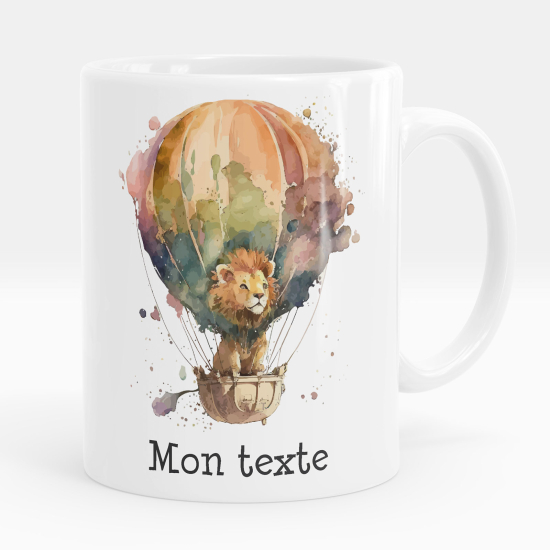 Tazza / Mug personalizzata - Leone mongolfiera