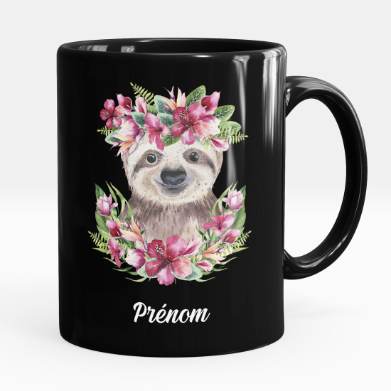 Tazza / Mug personalizzata Nero integrale - Pigro
