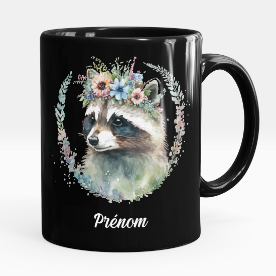 Tazza / Mug personalizzata Nero integrale - Procione