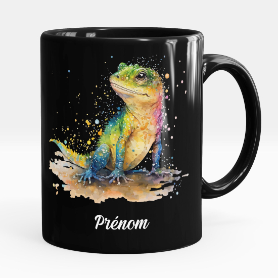 Tazza / Mug personalizzata Nero integrale - Rana