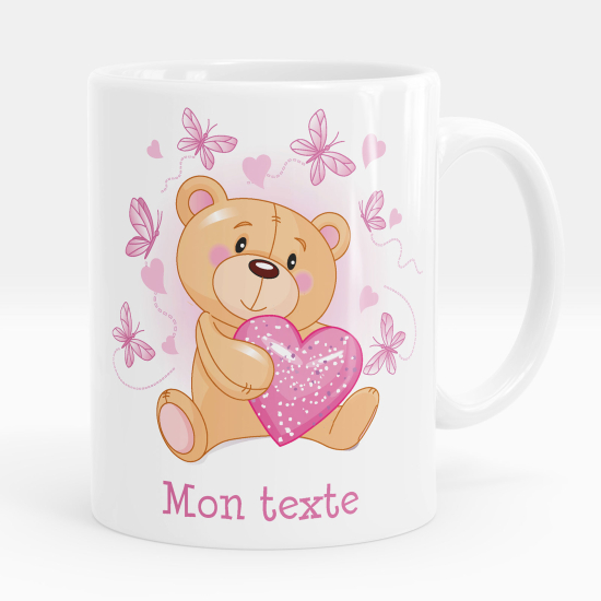 Tazza / Mug personalizzata - Orsetto cuore