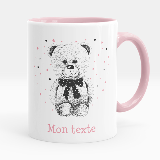 Tazza / Mug personalizzata - Orsetto cuori