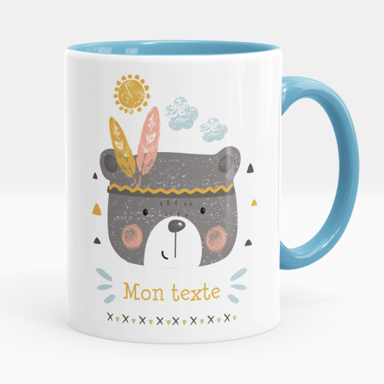 Tazza / Mug personalizzata - Orsetto indiano