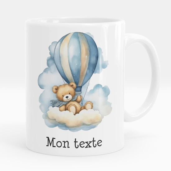 Tazza / Mug personalizzata - Orsetto mongolfiera