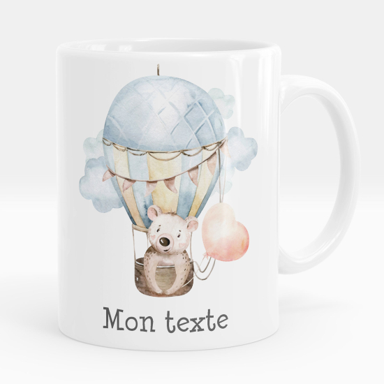 Tazza / Mug personalizzata - Orsetto mongolfiera