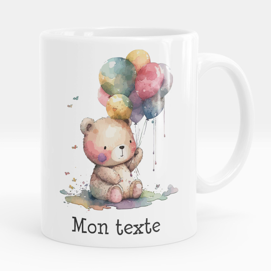 Tazza / Mug personalizzata - Orsetto palloncini