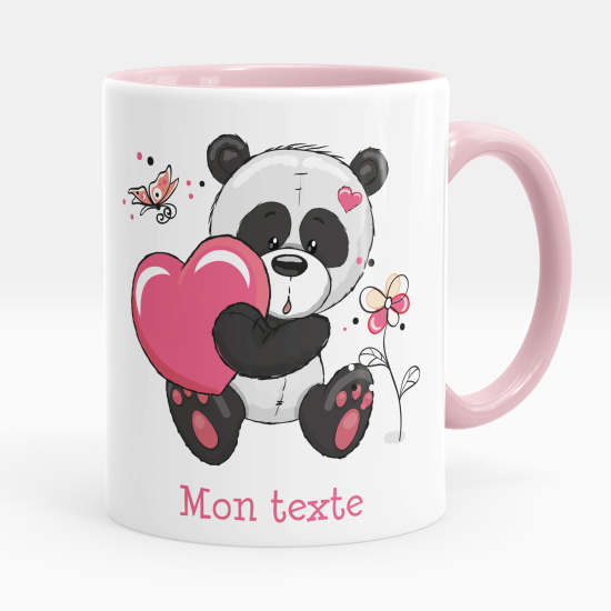 Tazza / Mug personalizzata - Panda cuore