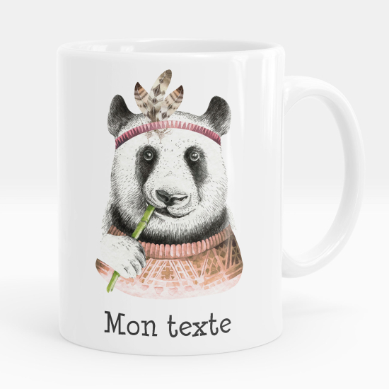 Tazza / Mug personalizzata - Panda indiano