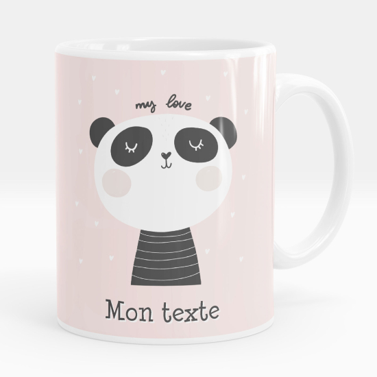 Tazza / Mug personalizzata - Panda mio amore