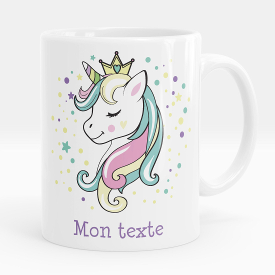 Tazza / Mug personalizzata - Principessa unicorno