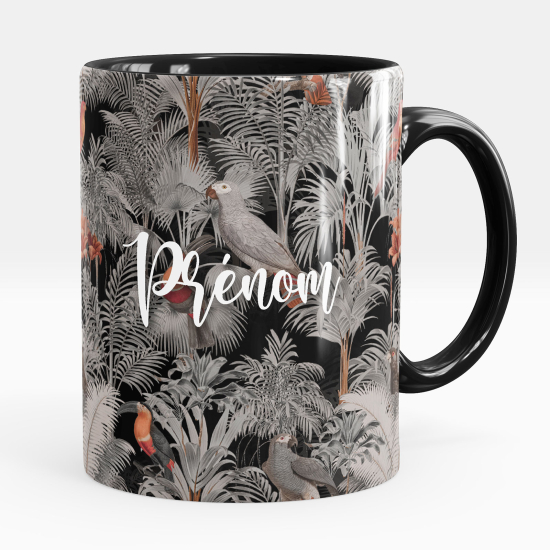 Tazza / Mug personalizzata - Uccelli fiori