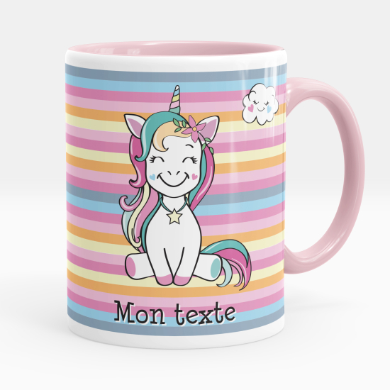 Tazza / Mug personalizzata - Unicorni sorridono