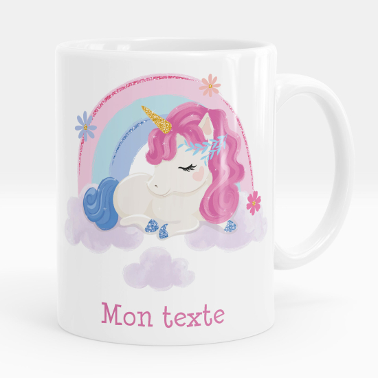 Tazza / Mug personalizzata - Unicorno arcobaleno
