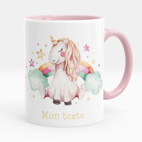 Tazza / Mug personalizzata - Unicorno nuvole