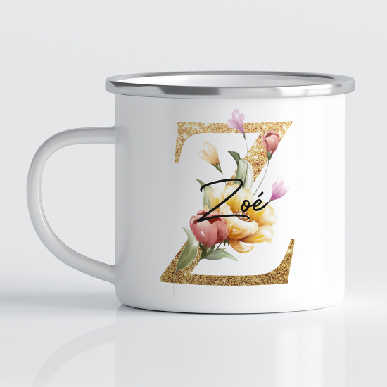 tazza smaltata monogram personalizzata - Lettera Z