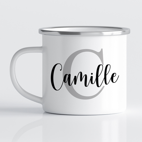 tazza smaltata personalizzata - Nome