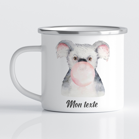 tazza smaltata personalizzata per Bambini - Koala
