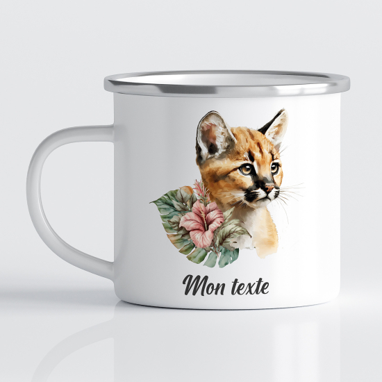 tazza smaltata personalizzata per Bambini - Puma