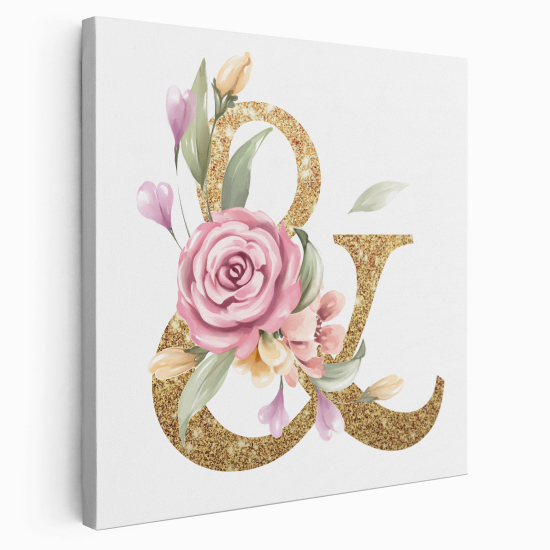 Tela monogram personalizzata - Carattere &